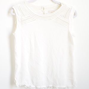Meadow Rue for Anthropologie White Blouse
